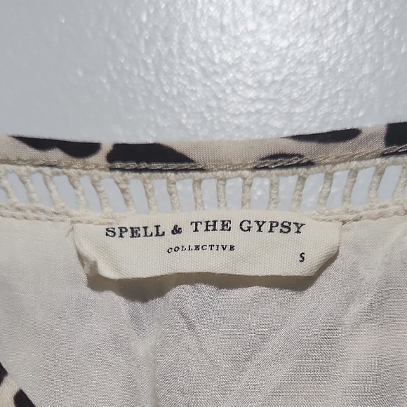 Spell Cream and Black Animal Print Jumpsuit - Picture 2 of 12